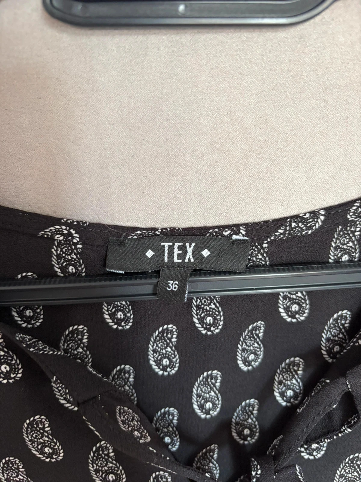 Vestido preto e branco tex tamanho 36 – photo 2